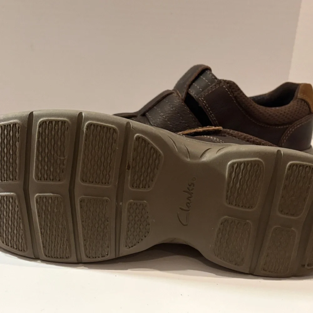 Clarks Men's Dark Brown Leather‎ Loafers 11 Bradley Cove - Picture 10 of 11